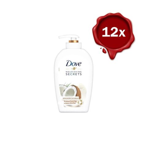 Dove Hindistan Cevizi Yağı ve Badem Sütü Özlü Nemlendiricili Sıvı Sabun x 12