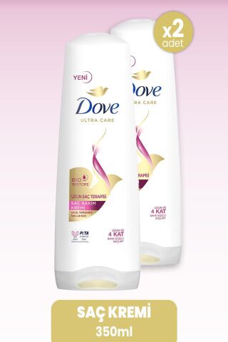 Dove Ultra Care Saç Kremi Uzun Saç Terapisi 350 ml x 2 Adet