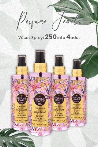 Eyüp Sabri Tuncer Pj Body Splash Silky Touch 250 ml x 4 Adet