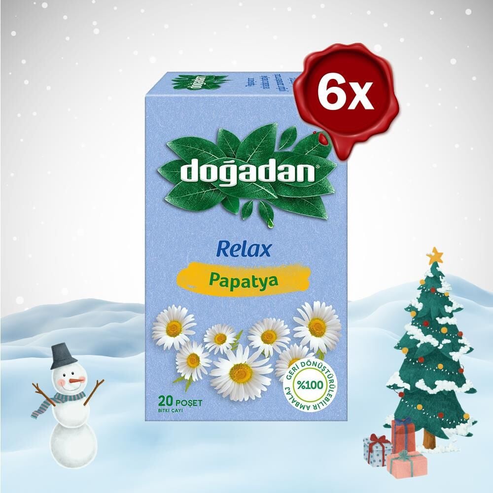 Doğadan Yılbaşı Paketi Papatya Bitki Çayı x 6