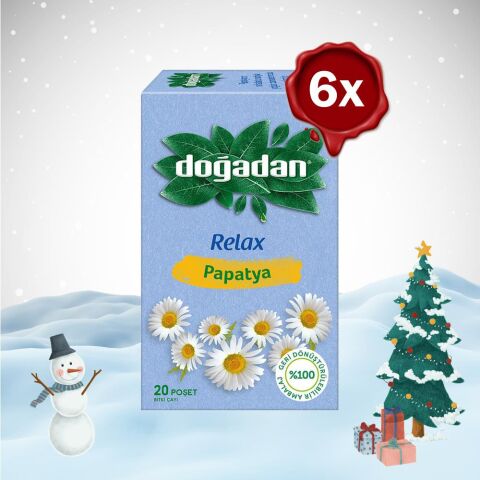 Doğadan Yılbaşı Paketi Papatya Bitki Çayı x 6