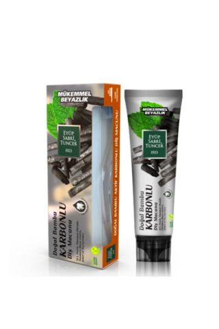 Eyüp Sabri Tuncer Doğal Aktif Bambu Karbonlu Diş Macunu 75 ml + Diş Fırçası Hediyeli