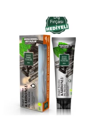Eyüp Sabri Tuncer Doğal Aktif Bambu Karbonlu Diş Macunu 75 ml + Diş Fırçası Hediyeli