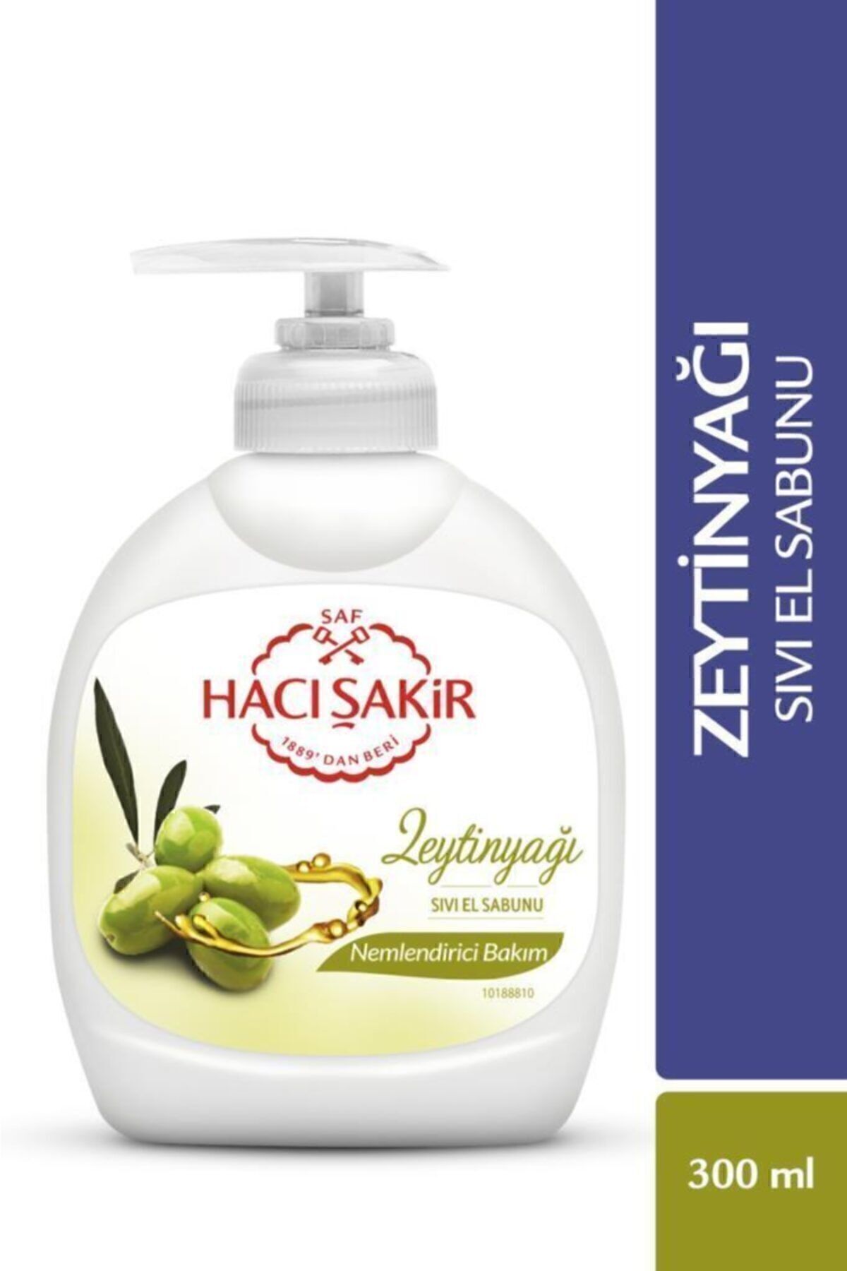 Hacı Şakir Zeytinyağı Nemlendirici Bakım Sıvı El Sabunu 300 ml