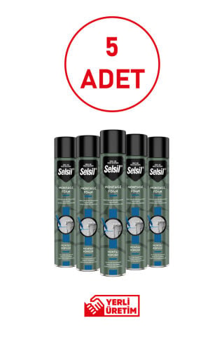 Selsil 600 ml Montaj Köpüğü Yüksek Dolgu Kapasitesi, Profesyonel İzolasyon ve Dayanıklılık