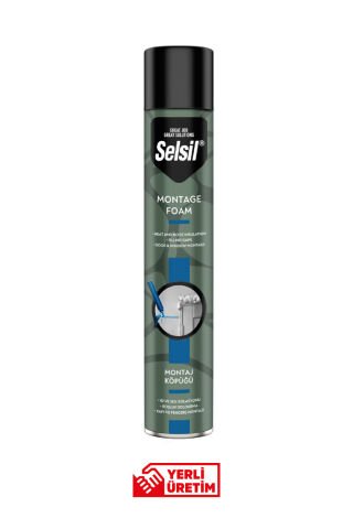 Selsil 600 ml Montaj Köpüğü Yüksek Dolgu Kapasitesi, Profesyonel İzolasyon ve Dayanıklılık