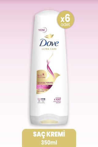 Dove Ultra Care Saç Kremi Uzun Saç Terapisi 350 ml x 6 Adet
