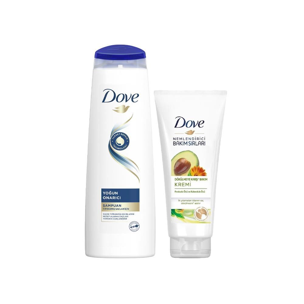 Dove Saç Bakım Avantaj Seti (Şampuan 350 ml ve Saç Kremi Avakado 170 ml)