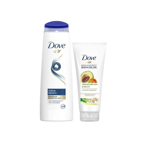 Dove Saç Bakım Avantaj Seti (Şampuan 350 ml ve Saç Kremi Avakado 170 ml)