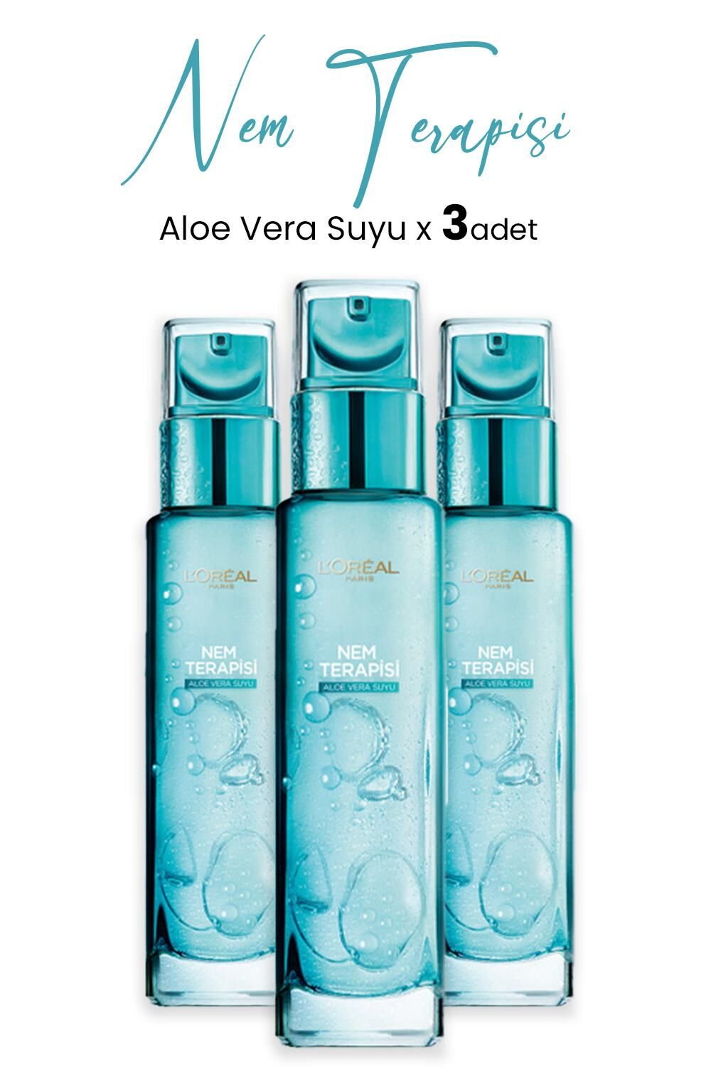 Loreal Paris Nem Terapisi Aloe Vera Suyu 70 ml x 3 Adet
