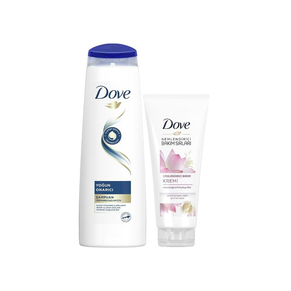 Dove Saç Bakım Avantaj Seti 2 (Şampuan 350 ml ve Saç Kremi Lotus Çiçeği 170 ml)