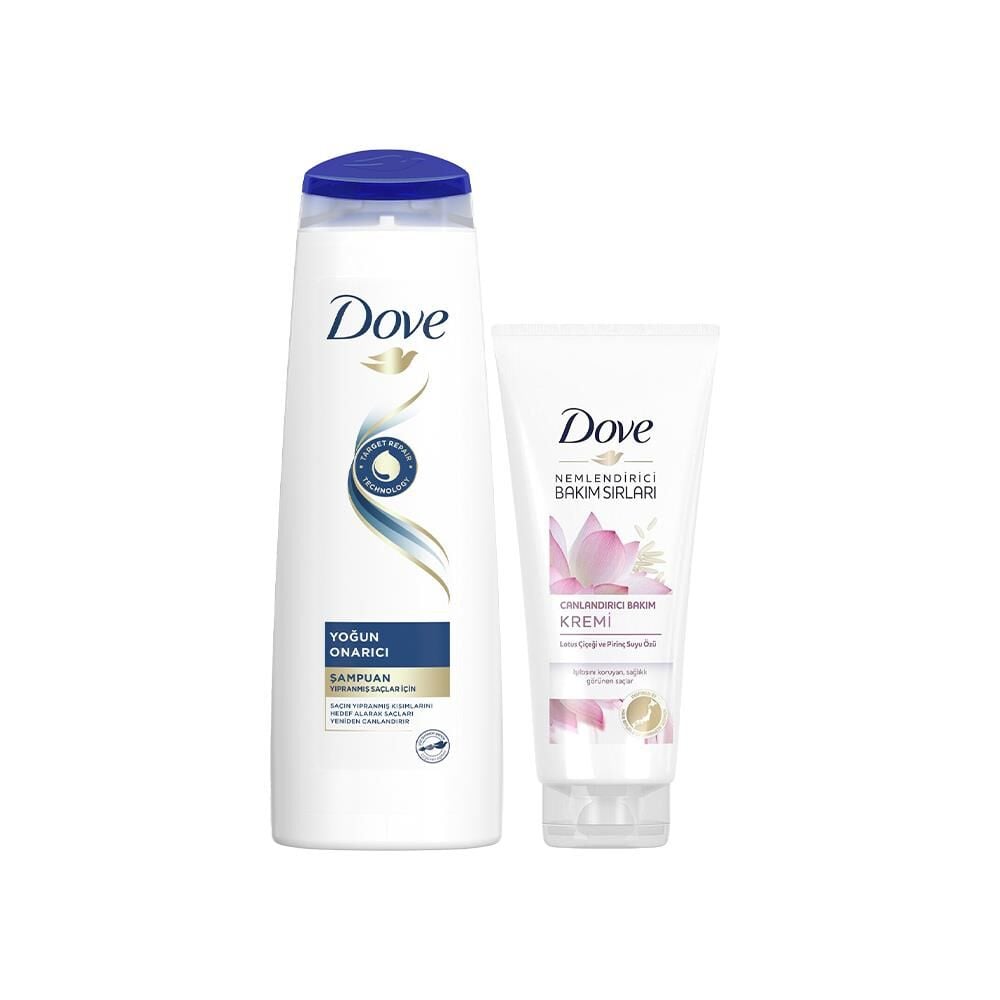 Dove Saç Bakım Avantaj Seti 2 (Şampuan 350 ml ve Saç Kremi Lotus Çiçeği 170 ml)