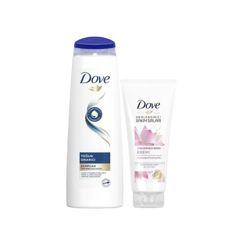 Dove Saç Bakım Avantaj Seti 2 (Şampuan 350 ml ve Saç Kremi Lotus Çiçeği 170 ml)