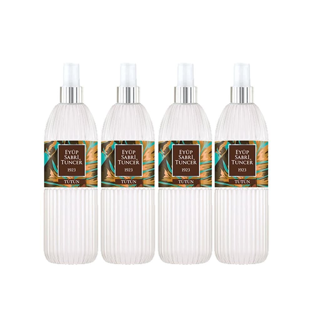 Eyüp Sabri Tuncer Tütün Kolonyası Silindir Pet Şişe Sprey 150 ml x 4 Adet