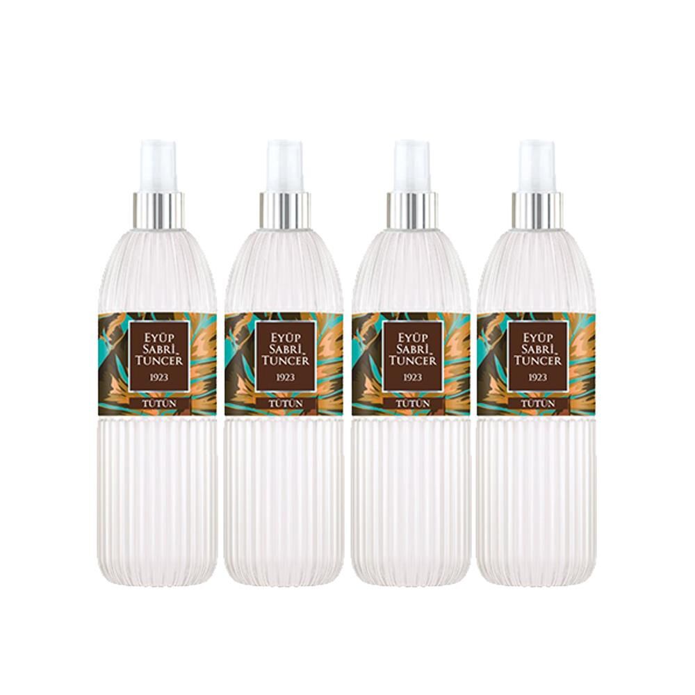 Eyüp Sabri Tuncer Tütün Kolonyası Silindir Pet Şişe Sprey 150 ml x 4 Adet
