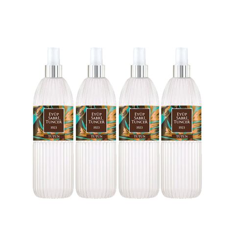 Eyüp Sabri Tuncer Tütün Kolonyası Silindir Pet Şişe Sprey 150 ml x 4 Adet