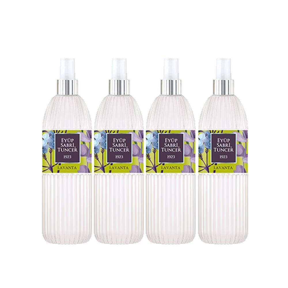 Eyüp Sabri Tuncer Lavanta Kolonyası Silindir Pet Şişe Sprey 150 Ml x 4 Adet