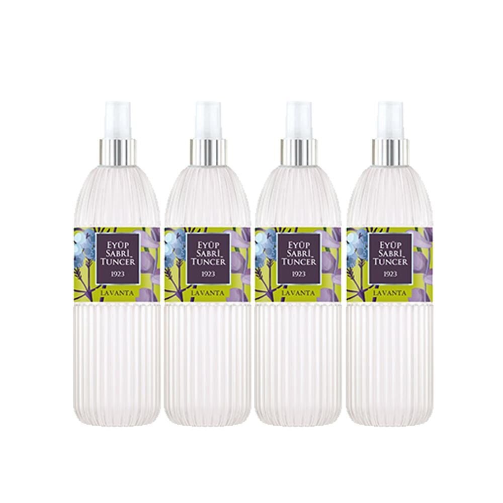 Eyüp Sabri Tuncer Lavanta Kolonyası Silindir Pet Şişe Sprey 150 Ml x 4 Adet
