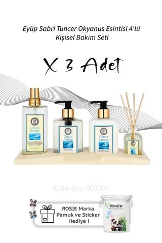Eyüp Sabri Tuncer Okyanus Esintisi 4'lü Kişisel Bakım Seti X 3