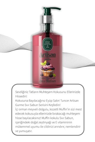 Artisan Doğal Zeytinyağlı Sıvı Sabun Seti Pumpkin Tart, Macaron, Muffin, Creme Brulee, Cappuccino ve Cookie