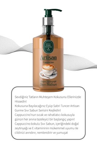 Artisan Doğal Zeytinyağlı Sıvı Sabun Seti Pumpkin Tart, Macaron, Muffin, Creme Brulee, Cappuccino ve Cookie