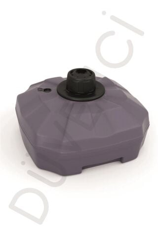 Plastik Gri Şemsiye Bidonu 42 Litre