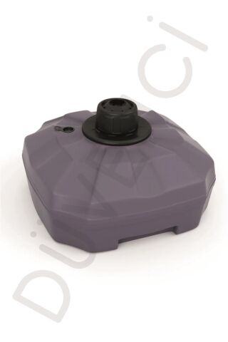 Plastik Gri Şemsiye Bidonu 42 Litre