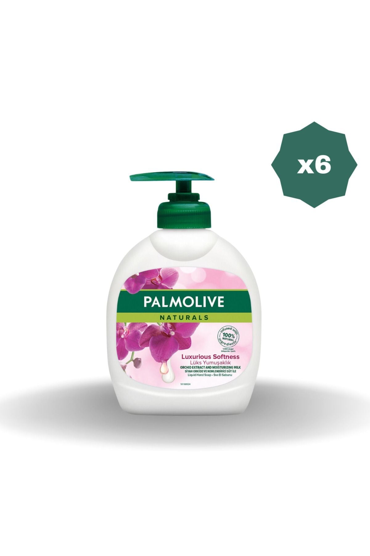 Palmolive Sıvı Sabun Natural Lüks Yumuşaklık 300ML- (6 ADET)