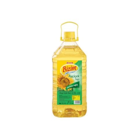 Bizim Ayçiçek Yağı Pet Dar 5 Litre