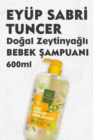 Eyüp Sabri Tuncer Doğal Zeytinyağlı Bebek Şampuanı 600 ml