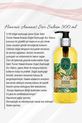 5 Al 4 Öde Hawaii Ananas Sıvı Sabun 500 ML ve Rosie Pamuk