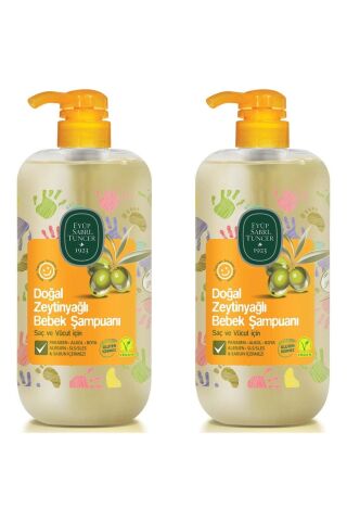 Eyüp Sabri Tuncer Doğal Zeytinyağlı Bebek Şampuanı 600 ml x 2