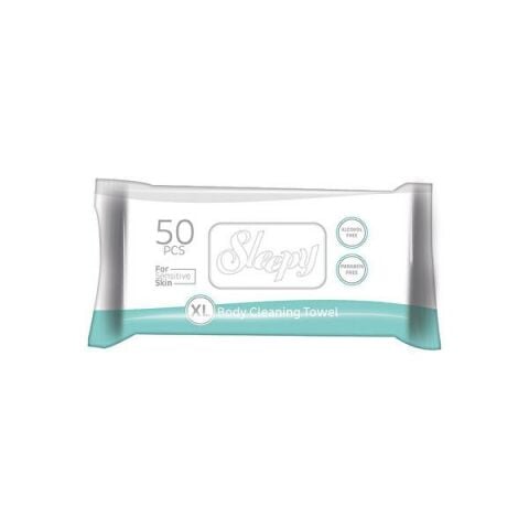 Sleepy Vücut Temizleme Mendili Xl 50''li