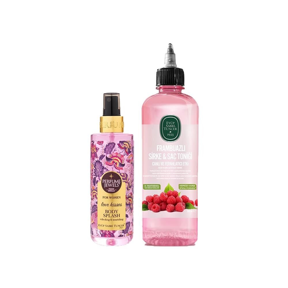 Eyüp Sabri Tuncer Frambuazlı Sirke & Saç Toniği 500 ml ve Vücut Spreyi