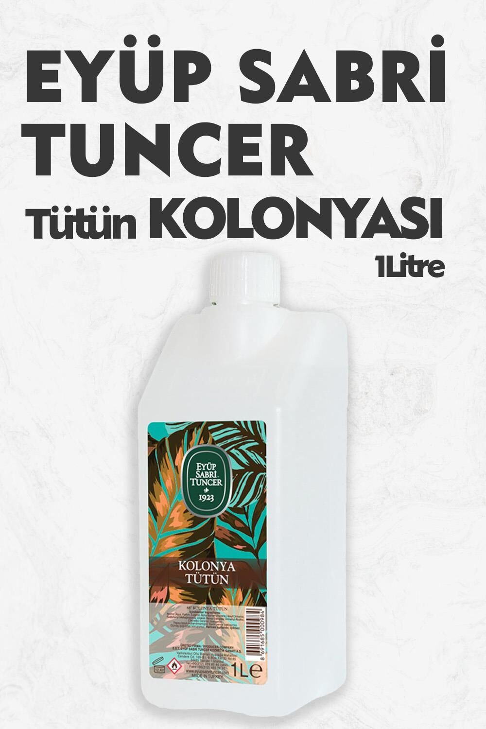 Eyüp Sabri Tuncer Tütün Kolonyası Yedek Şişe 1 Litre