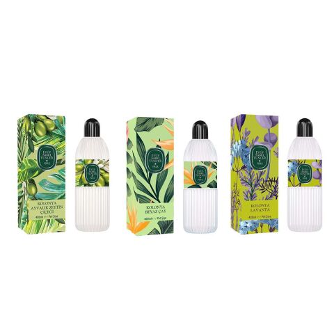 Eyüp Sabri Tuncer Kolonya Ayvalık Zeytin Çiçeği, Beyaz Çay ve Lavanta Pet Şişe 400 ML