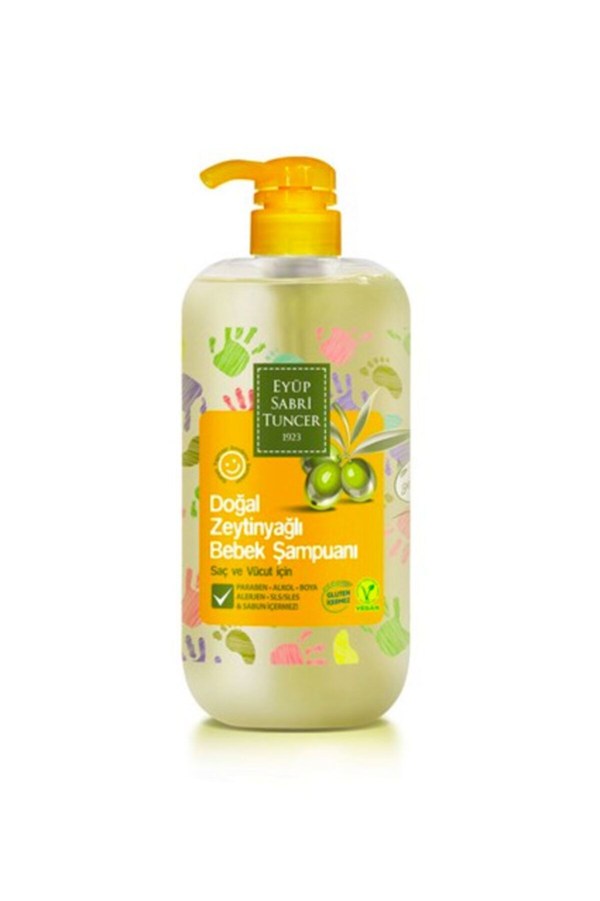 Eyüp Sabri Tuncer Doğal Bebek Şampuanı Zeytinyağlı 600 ml