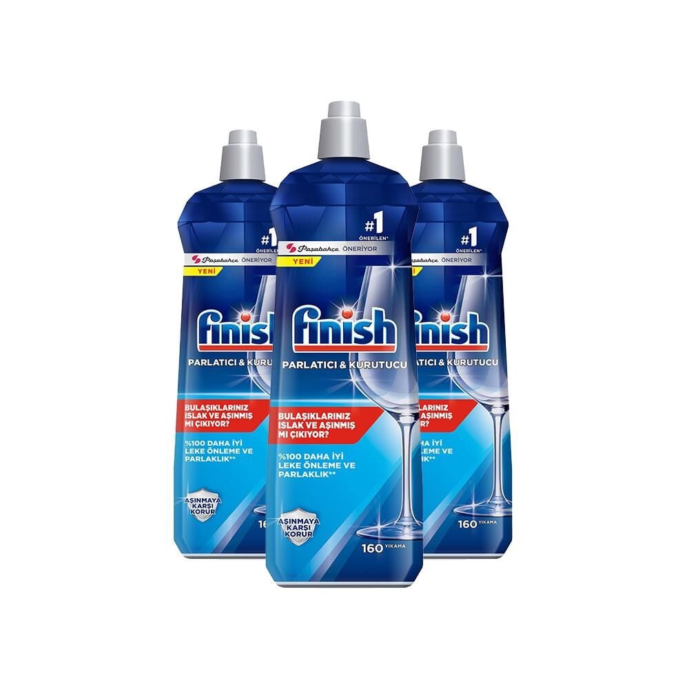 Finish Bulaşık Makinesi Parlatıcı 800 ml x 3