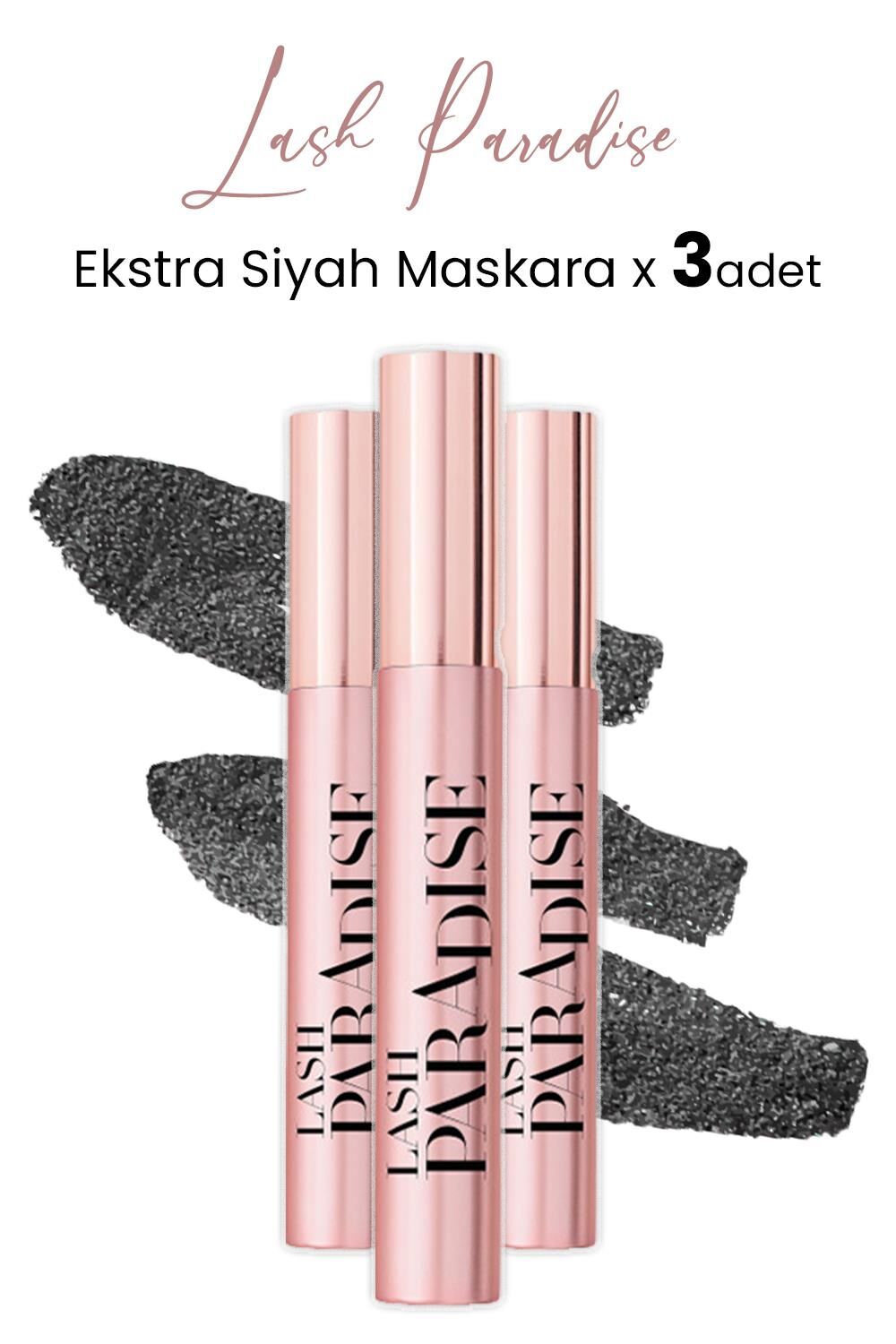 Loreal Paris Lash Paradise Maskara Ekstra Siyah x 3 Adet