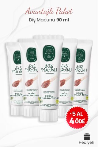 Eyüp Sabri Tuncer 5 al 4 öde Himalaya Tuzlu Diş Macunu Hediyeli