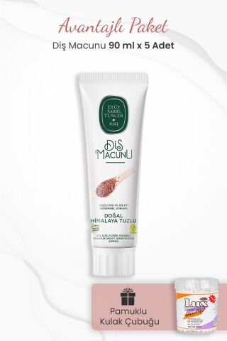 Eyüp Sabri Tuncer 5 al 4 öde Himalaya Tuzlu Diş Macunu Hediyeli