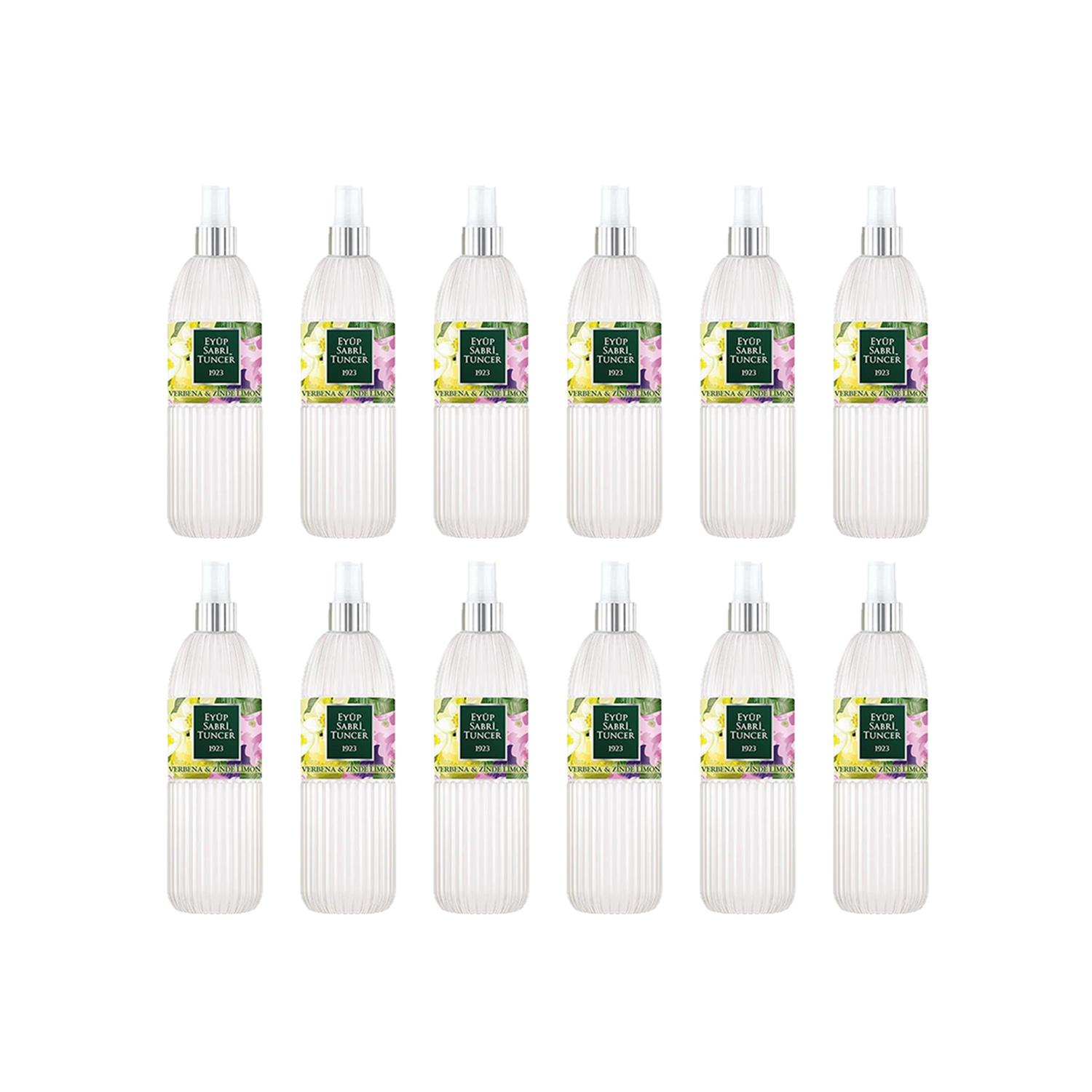 Eyüp Sabri Tuncer Verbena & Zinde Limon Kolonyası Sprey 150 ml x 12 Adet