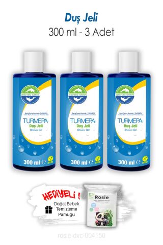 Turmepa Duş Jeli 300 ML 3 Adet ve ROSIE