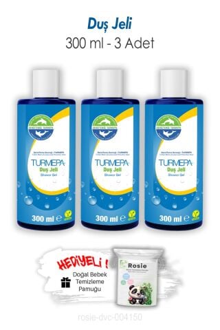 Turmepa Duş Jeli 300 ML 3 Adet ve ROSIE