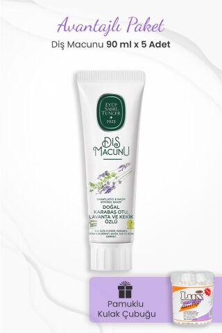 Eyüp Sabri Tuncer 5 al 4 öde Lavanta ve Kekik Diş Macunu Hediyeli