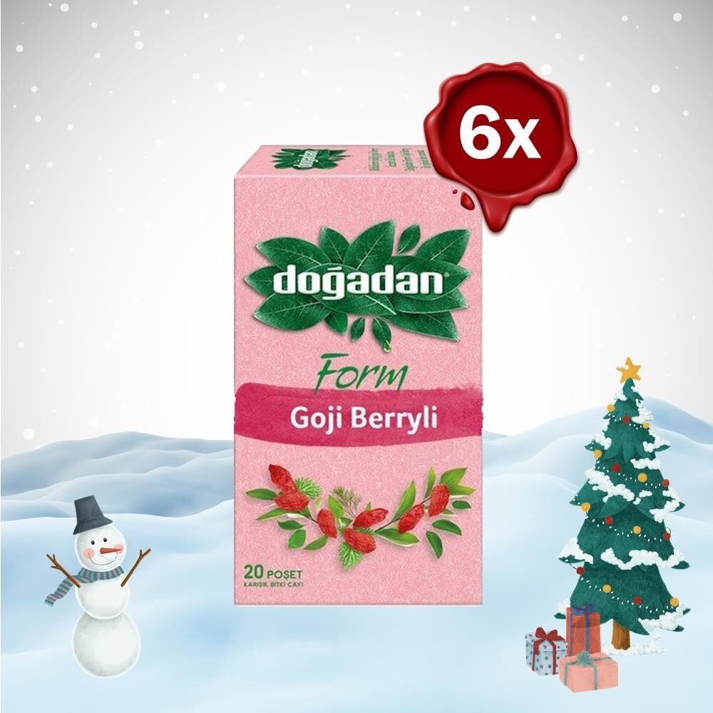Doğadan Yılbaşı Paketi Form Goji Berry'Li 20'li x 6
