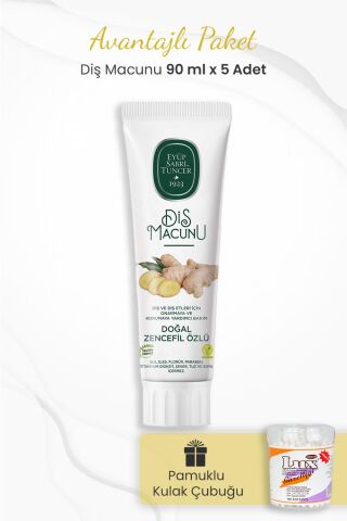 Eyüp Sabri Tuncer 5 al 4 öde Zencefil Özlü Diş Macunu Hediyeli