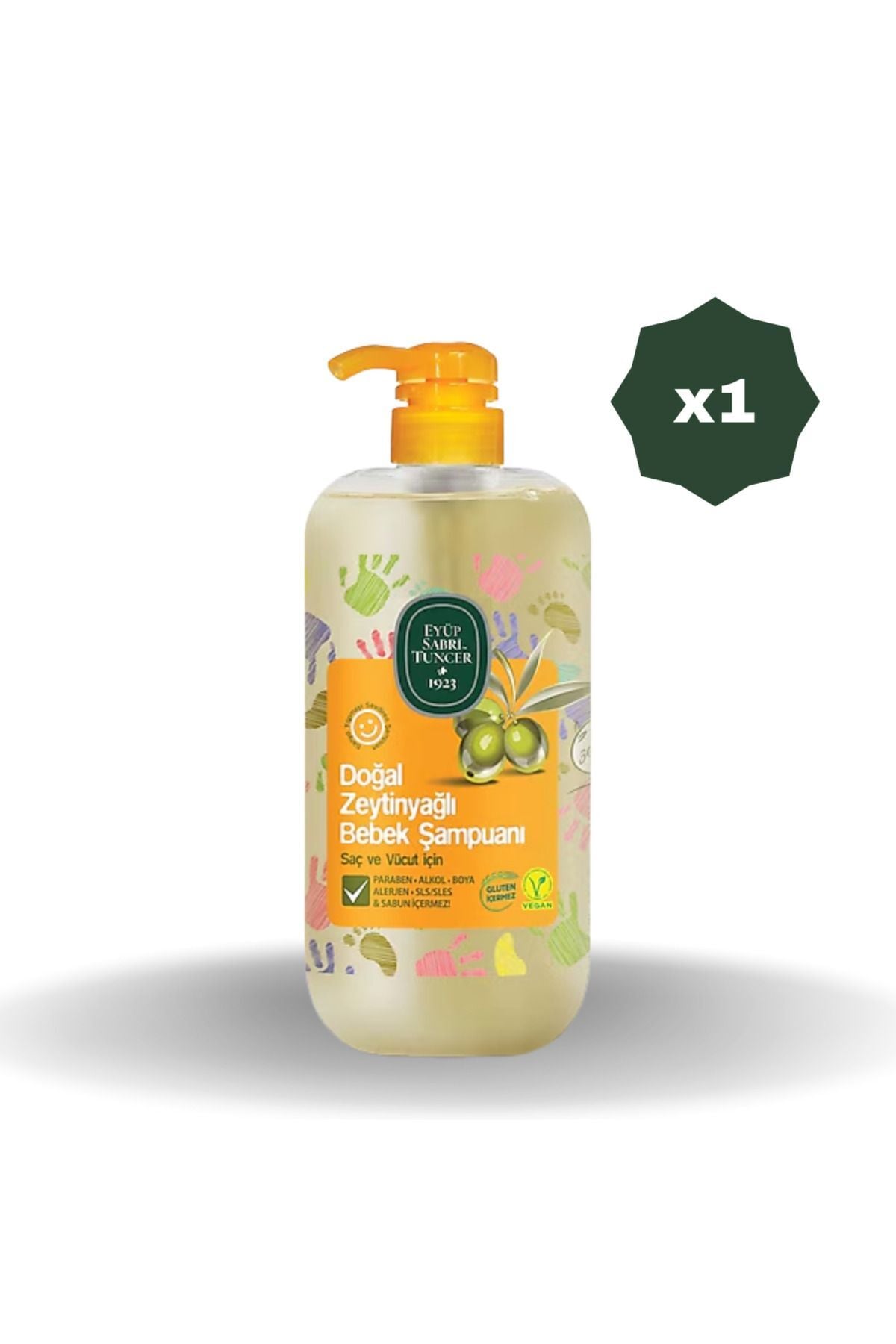 Eyüp Sabri Tuncer Doğal Zeytinyağlı Bebek Şampuanı 600 ML - (1 ADET)