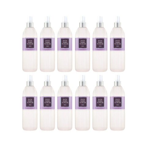 Eyüp Sabri Tuncer Lavanta Kolonyası Silindir Pet Şişe Sprey 150 Ml x 12 Adet