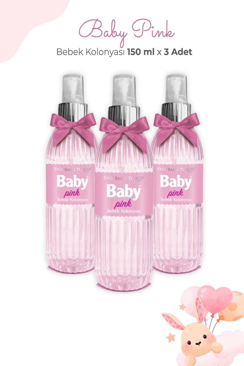 Eyüp Sabri Tuncer Baby Pınk Bebek Kolonyası 150 ml x 3 Adet